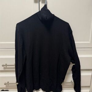 Zara Men’s Black Turtleneck Sweater